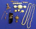 Group of Pearl Seed Pearl and Natural Pearl Ornamented Jewelry Articles