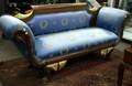 Empirestyle Mahogany and Parcelgilt Settee