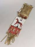 Central Plains Beaded Hide Pictorial Pipe Bag