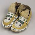 Central Plains Beaded Hide Moccasins