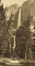 Framed Photograph of Upper and Lower Falls Yosemite