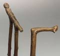 Two Woodlands Carved Wood Canes