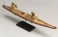 Inuit Hide and Wood Kayak Model