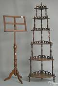 Mahogany etagere
