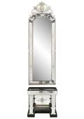 Venetian Etched Pier Mirror  Console Table