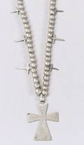 Southwest Silver Cross Necklace