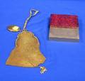 French 14kt Gold Mesh Purse and a 14kt Gold Cigarette Case with Reptile Skin Slip Case