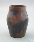 Southern redware crock 19th c