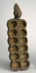African Carved Wood Game Board