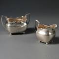 William IV Irish Silver Creamer and Sugar