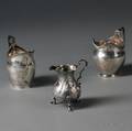 Three English Silver Creamers
