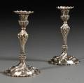 Pair of Howard  Co Sterling Silver Candlesticks