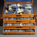 German 800 Silver Flatware Service