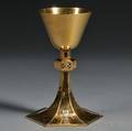 Diamondset Gilded Sterling Silver Chalice