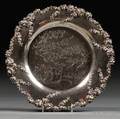 Black Starr  Frost Sterling Silver Presentation Platter