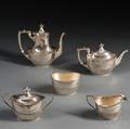 Fivepiece Gorham Sterling Silver Tea and Coffee Service