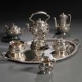 Sevenpiece Tiffany  Co Sterling Silver Tea and Coffee Service