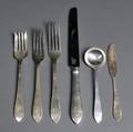 Tiffany  Co Faneuil Pattern Sterling Silver Flatware Service