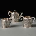 Threepiece Gorham Sterling Silver Tea Service