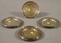 Sixteen Sterling Silver Bread Plates