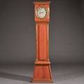 Continental Painted Pine Tall Case Clock