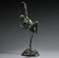 After Pierre Le Faguays French 18921962 Bronze Figure of Diana Releasing an Arrow
