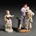Two Meissen Porcelain Figurines