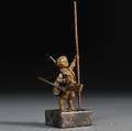 Continental Patinated Bronze Figure of a Boy