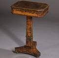 English Penwork Side Table