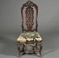 William and Mary Dutch Carved Walnut Side Chair