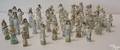 Sixty porcelain figures