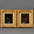 After Gerrit Dou Dutch 16131675 Pair of Genre Scenes Dentist Extracting a Tooth