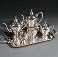 Fivepiece FB Rogers Sterling Silver Tea and Coffee Service