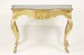 18th C Italian Rococo Giltwood Console Table