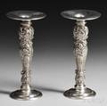 Pair of Wallace Sterling Silver Candlesticks