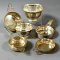 Six Pieces of Small Sterling Silver Tableware