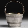 Gorham Sterling Silver Goldwashed Pail