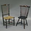 Two Wooden Side Chairs