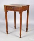 New England painted pine one drawer stand ca 1830