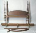 New England maple tester bed early 19th c