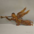 Folk Art Sheet Iron Angel Gabriel Weathervane