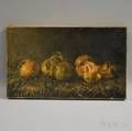 American School 19th Century Still Life with Oranges