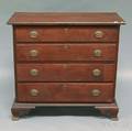 Chippendale Cherry Fourdrawer Chest