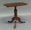 Empire Carved Mahogany Tilttop Tea Table