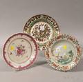 Three Chinese Export Porcelain Plates