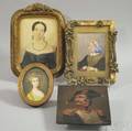 Four Portrait Miniatures