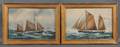 Reuben Chappell British 18701940 Two Portraits of the Fishing Smack Trio of Bideford England