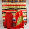 Three Fringed 20th Century Shawls