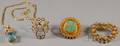 Four Gemset Jewelry Items