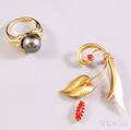 Two 18kt Gold Jewelry Items